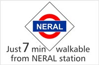 7 mins from Neral Station